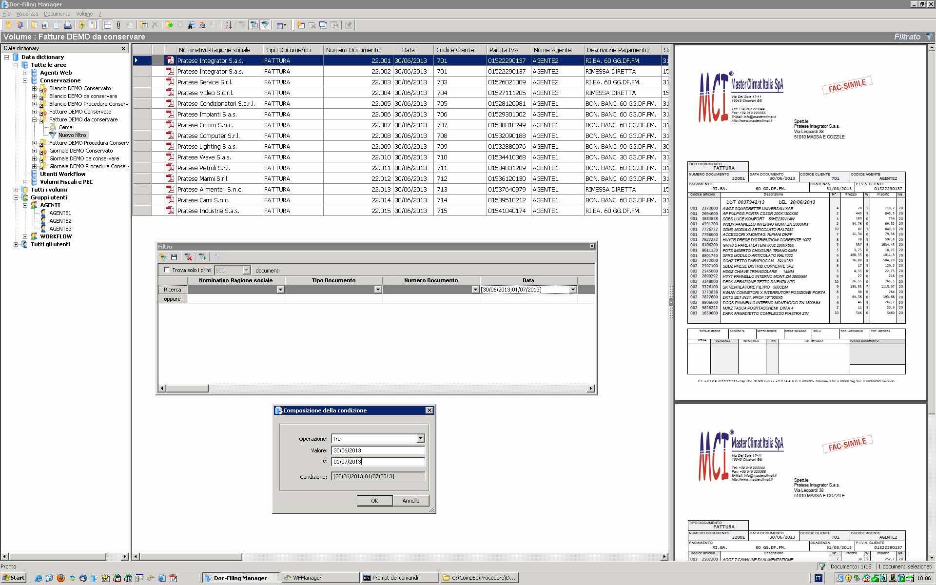 Software gestione documentale, DFM ricerca QBE